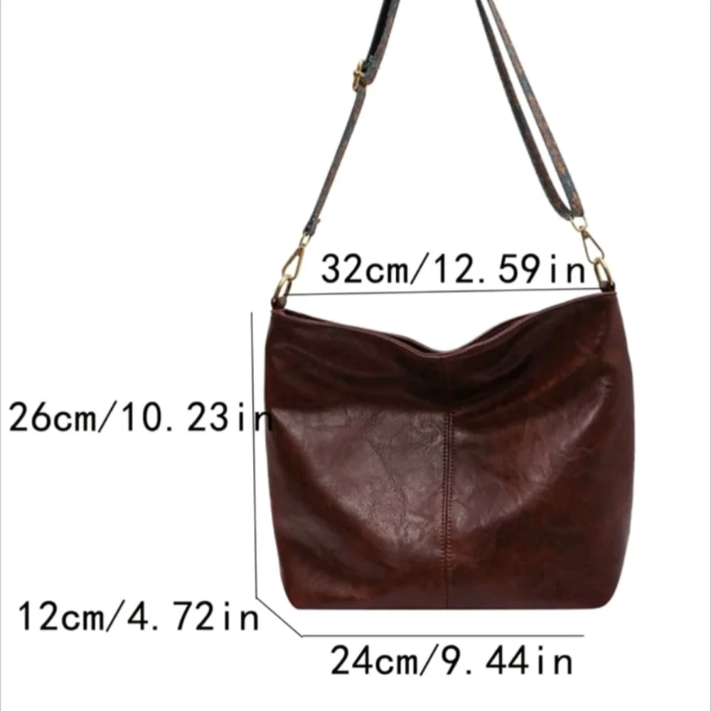 Vintage Design Hobo Bag NEW Camel - Picture 8 of 8